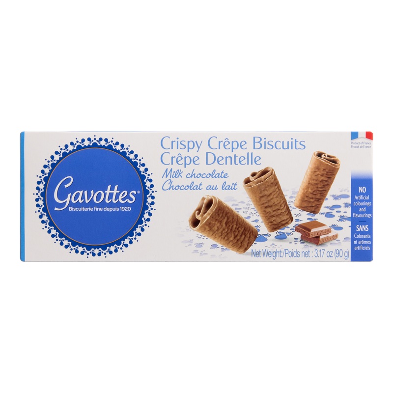 Gavottes Milk Chocolate Crispy Crepe Biscuits 18 Pack