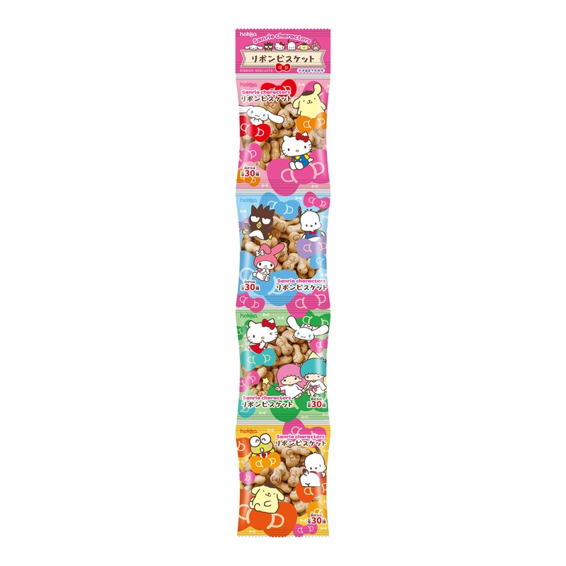 Hokka Sanrio Biscuit Ribbon 4 Pack