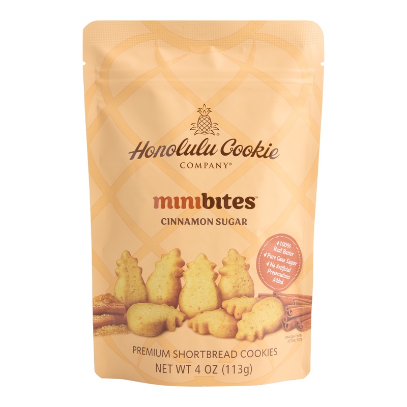 Honolulu Mini Cinnamon Sugar Shortbread Cookies