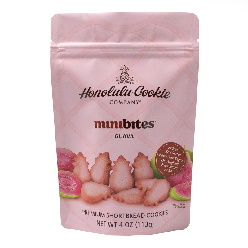 Honolulu Mini Pineapple Guava Shortbread Cookies