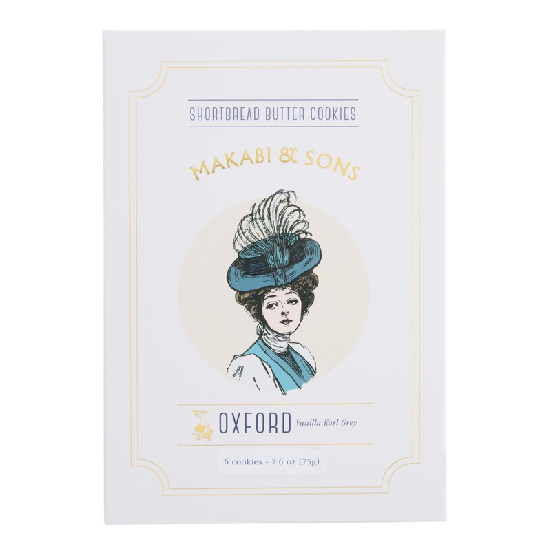Makabi & Sons Oxford Vanilla Earl Grey Shortbread Cookies