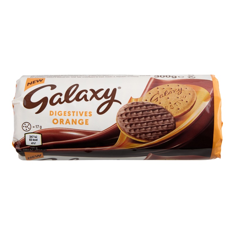 Mars Galaxy Orange Milk Chocolate Digestive Cookies