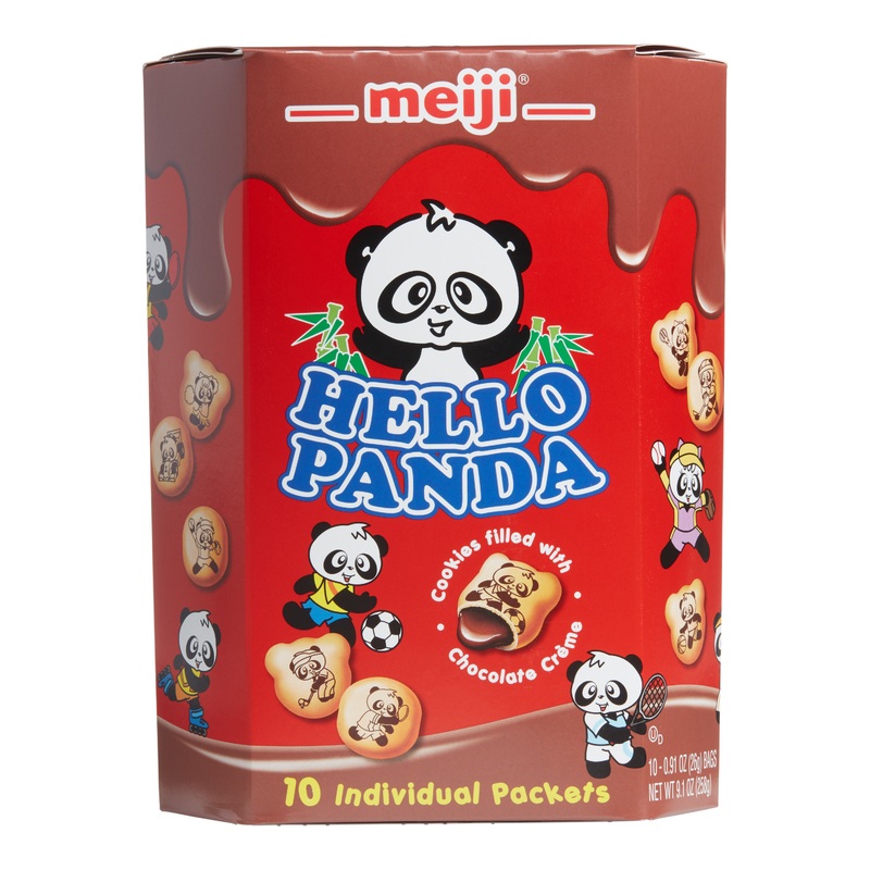 Meiji Hello Panda Chocolate Cookies 10 Pack
