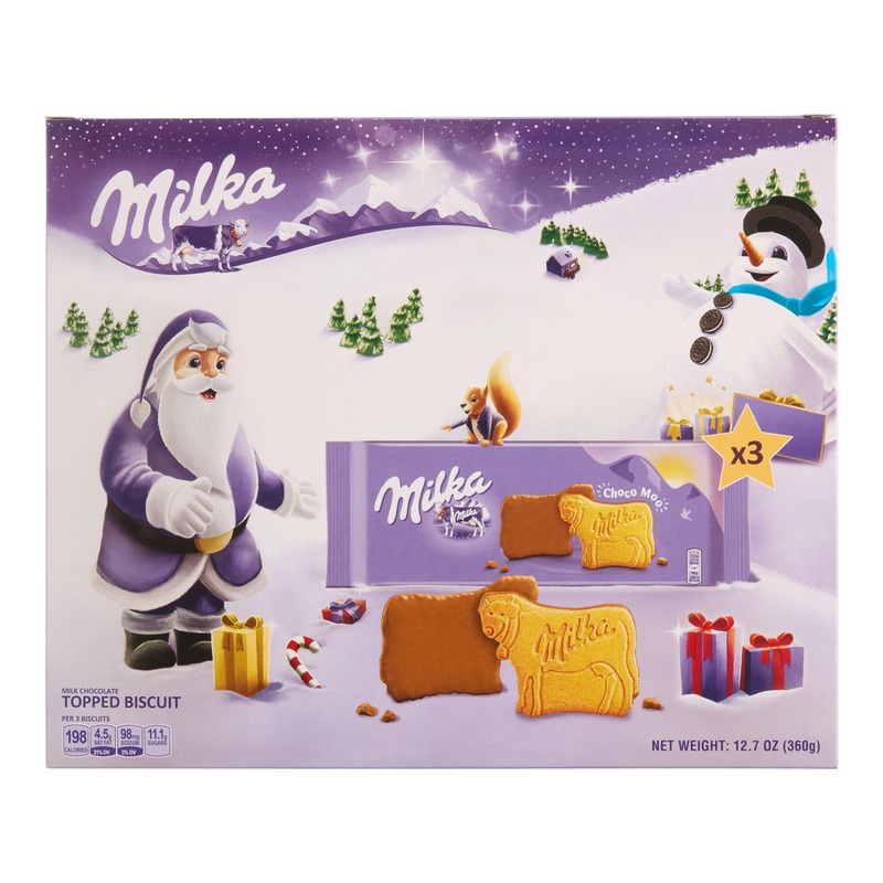 Milka Choco Cow Chocolate Topped Cookies Holiday Gift Box