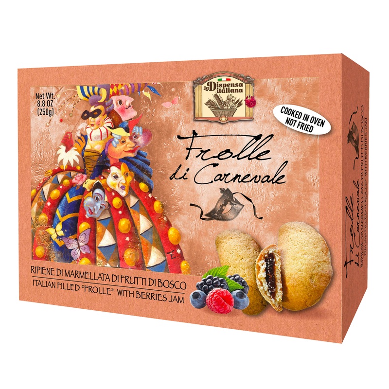 Molino Frolle di Carnevale Berry Filled Italian Cookies