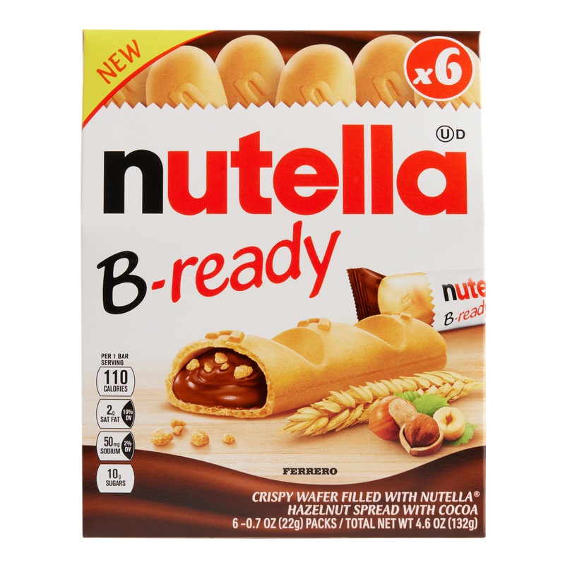 Nutella B-Ready Wafer Cookies 6 Count