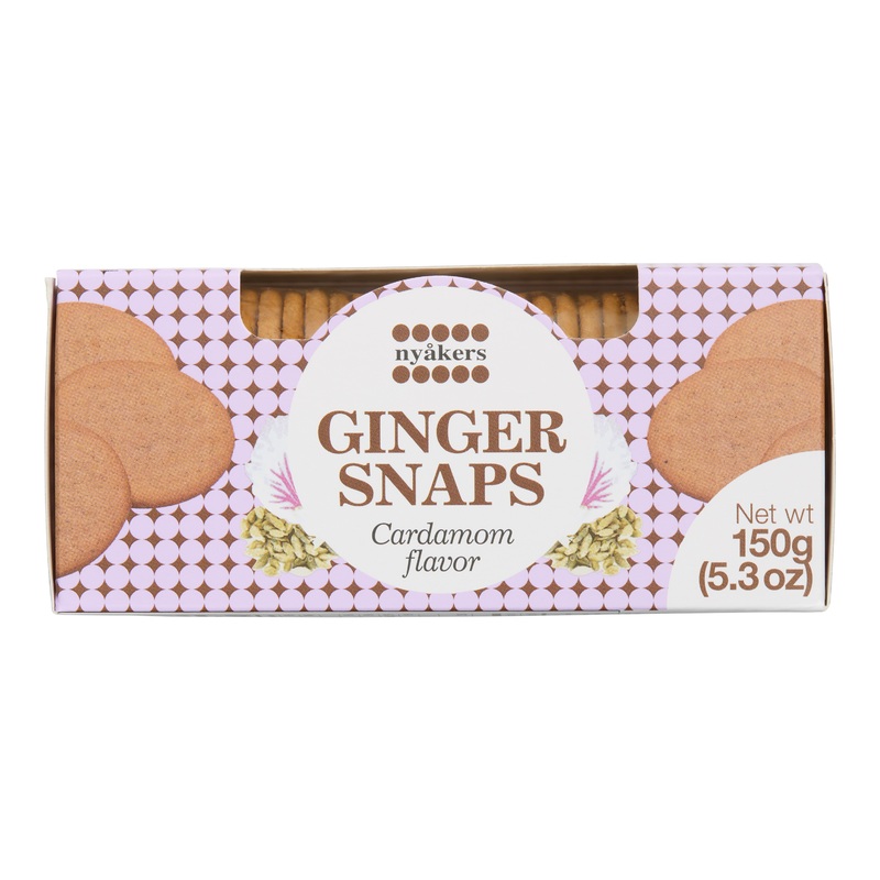 Nyakers Cardamom Gingersnaps Box Set of 2
