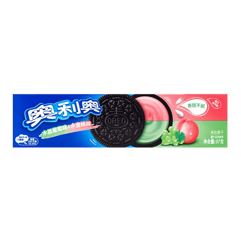 Oreo Grape and Peach Oolong Fusion Sandwich Cookies