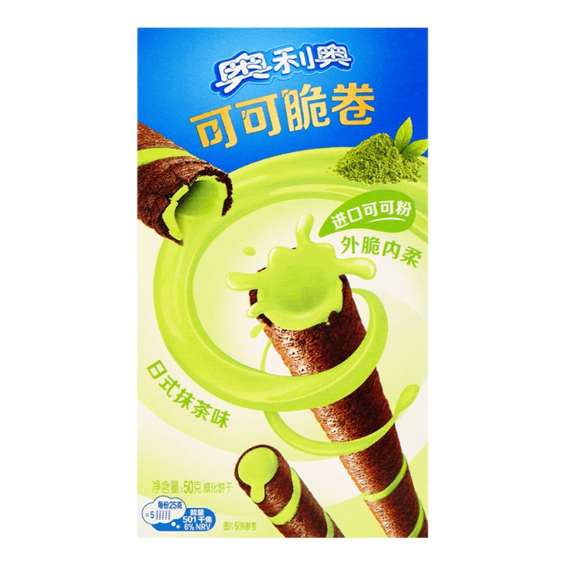 Oreo Japanese Matcha Wafer Rolls