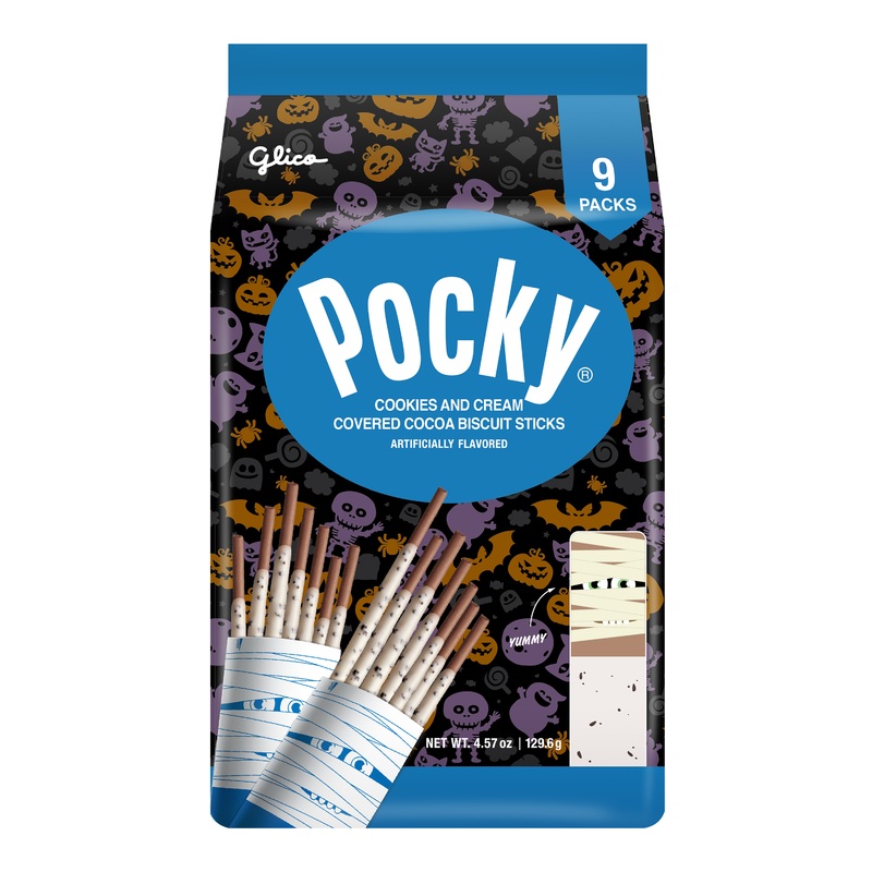 Pocky Halloween Cookies and Cream Biscuit Sticks Value Pack