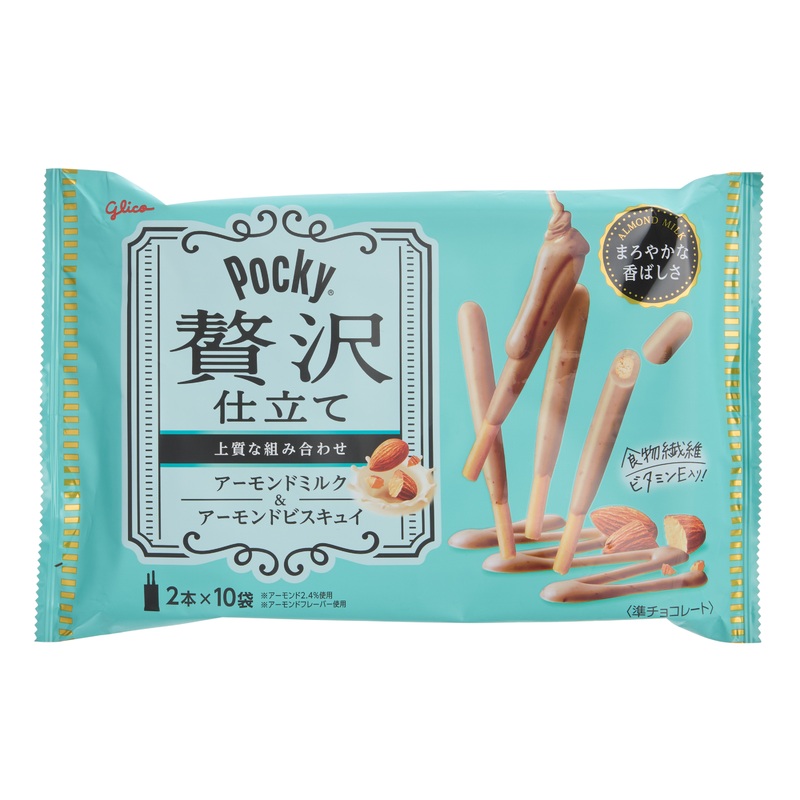 Pocky Luxury Milk Chocolate and Almond Biscuit Sticks