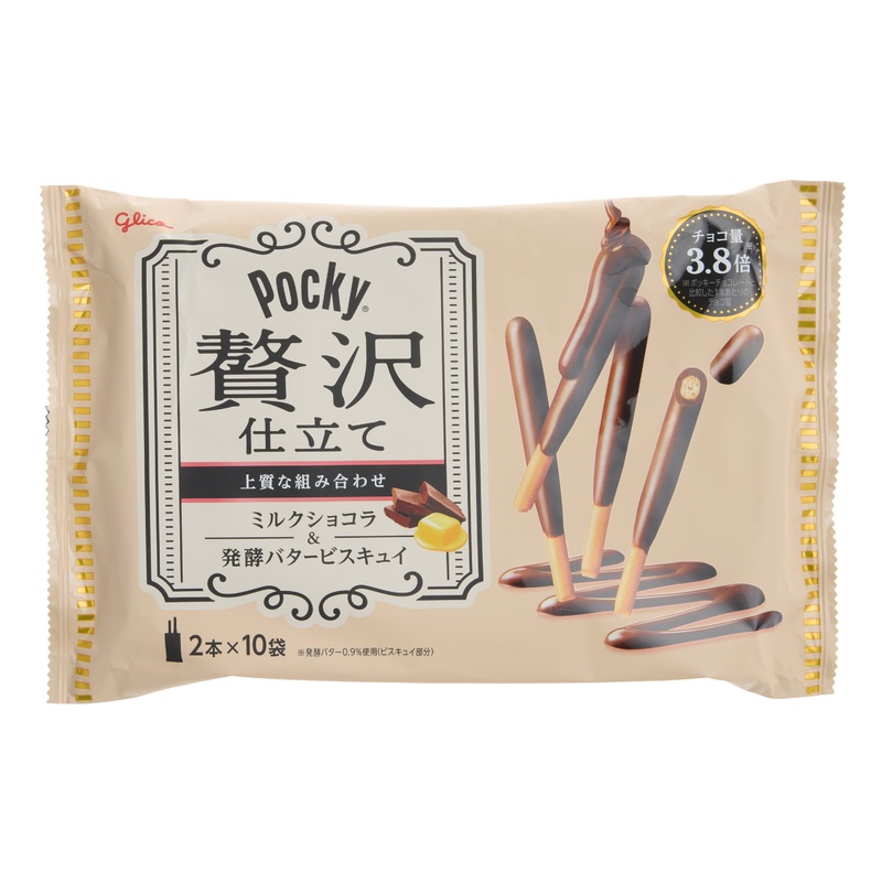 Pocky Luxury Milk Chocolate Butter Biscuit Sticks