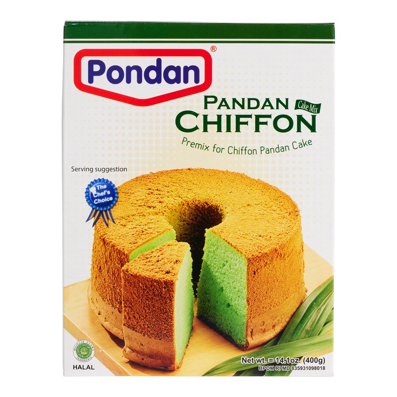 Pondan Chiffon Pandan Cake Mix