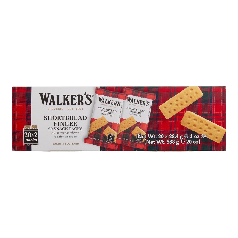 Walker’s Shortbread Fingers Snack Size 20 Pack