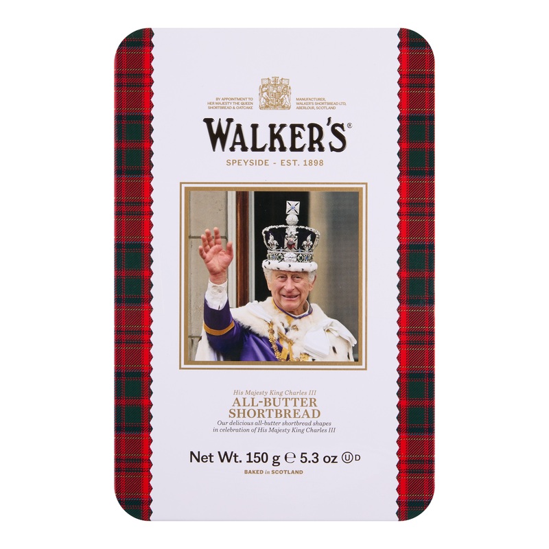 Walker’s Shortbread King Charles III Royal Coronation Tin