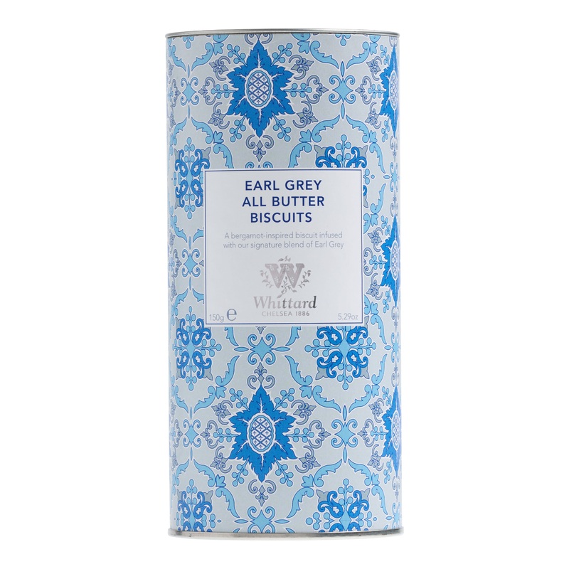 Whittard Earl Grey All Butter Biscuits Gift Tin