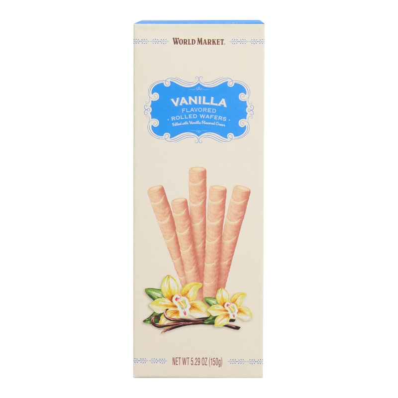 World Market Vanilla Rolled Wafers
