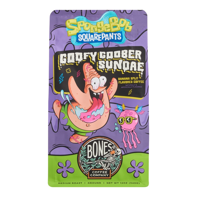Bones SpongeBob SquarePants Goofy Goober Sundae Ground Coffee