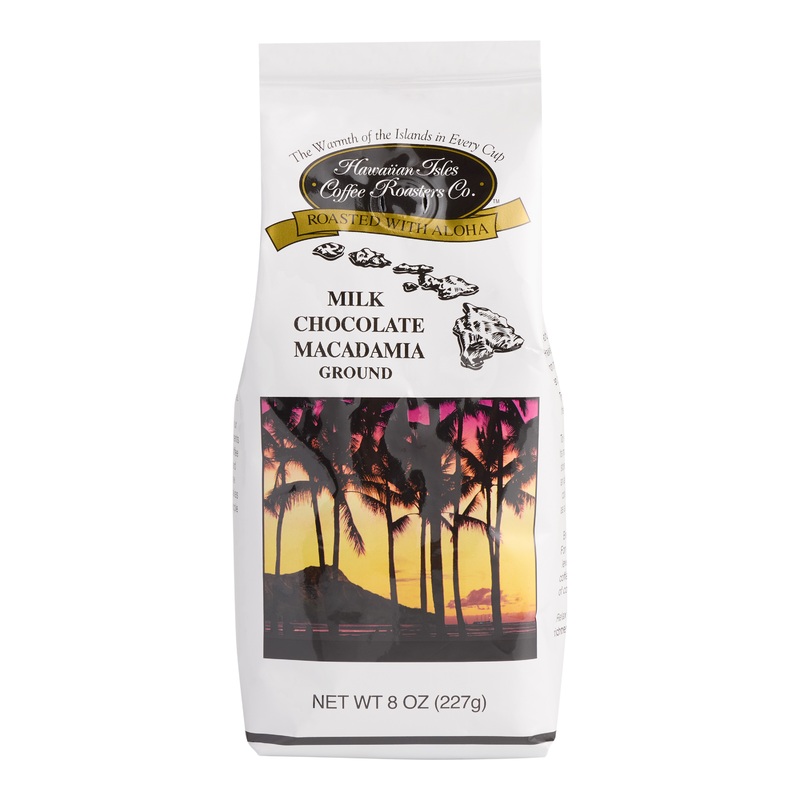 Hawaiian Isles Milk Chocolate Macadamia Ground Coffee