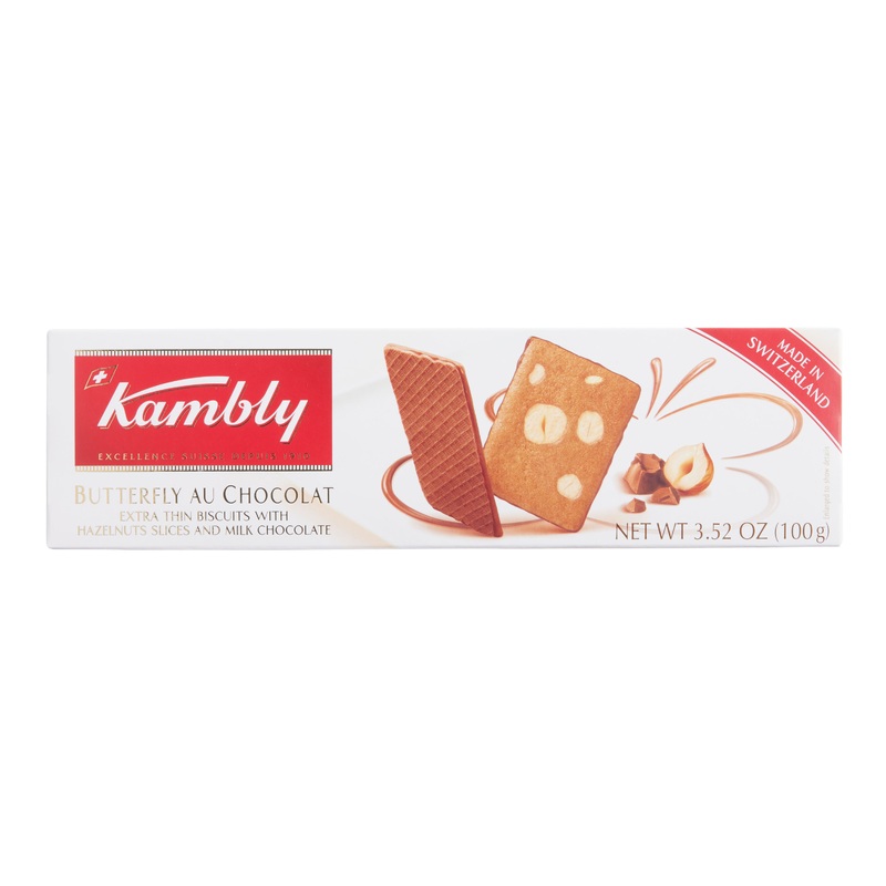 Kambly Butterfly Au Chocolat Cookies