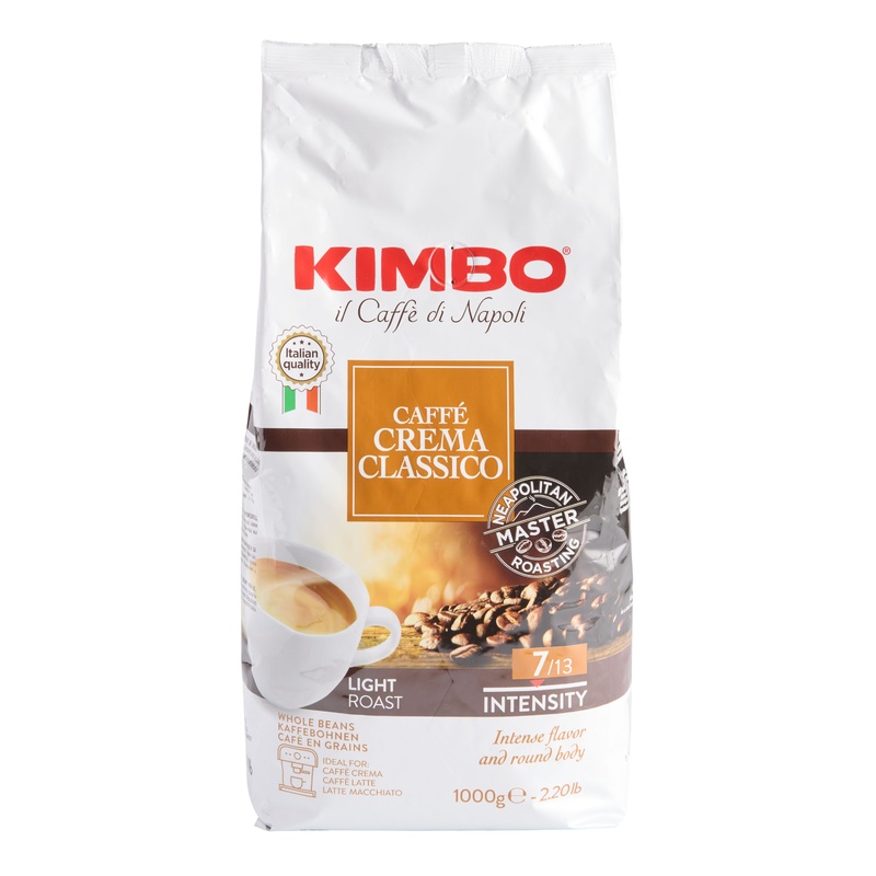 Kimbo Caff Crema Classico Whole Bean Coffee
