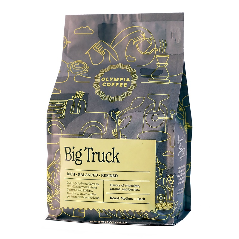 Olympia Big Truck Medium Roast Whole Bean Coffee