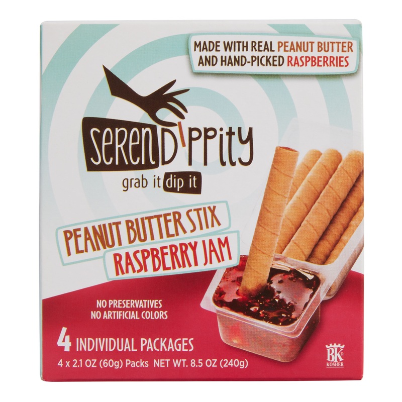 Serendippity Peanut Butter Stix & Raspberry Jam 4 Pack