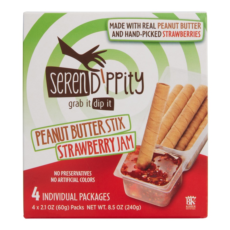 Serendippity Peanut Butter Stix & Strawberry Jam 4 Pack
