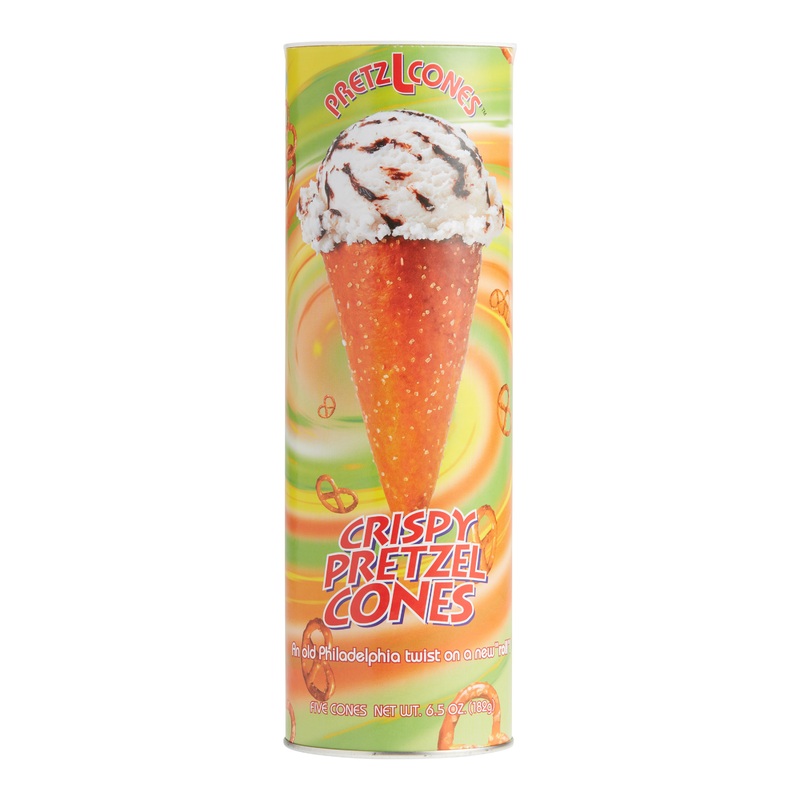 The Cone Guys Crispy Pretzel Ice Cream Cones 5 Piece