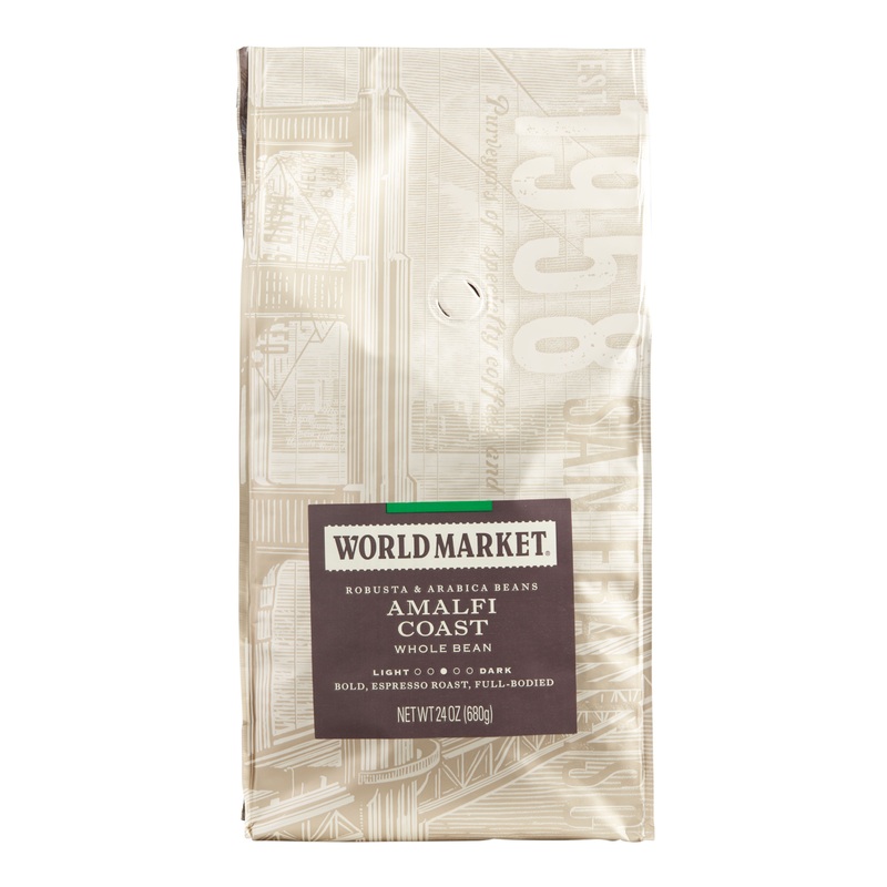World Market Amalfi Coast Whole Bean Coffee 24 Oz.
