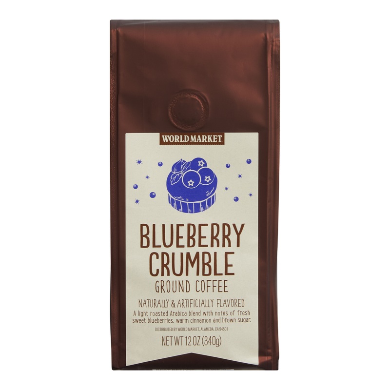 World Market Blueberry Crumble Ground Coffee 12 Oz.