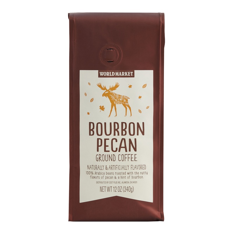World Market Bourbon Pecan Ground Coffee 12 Oz.