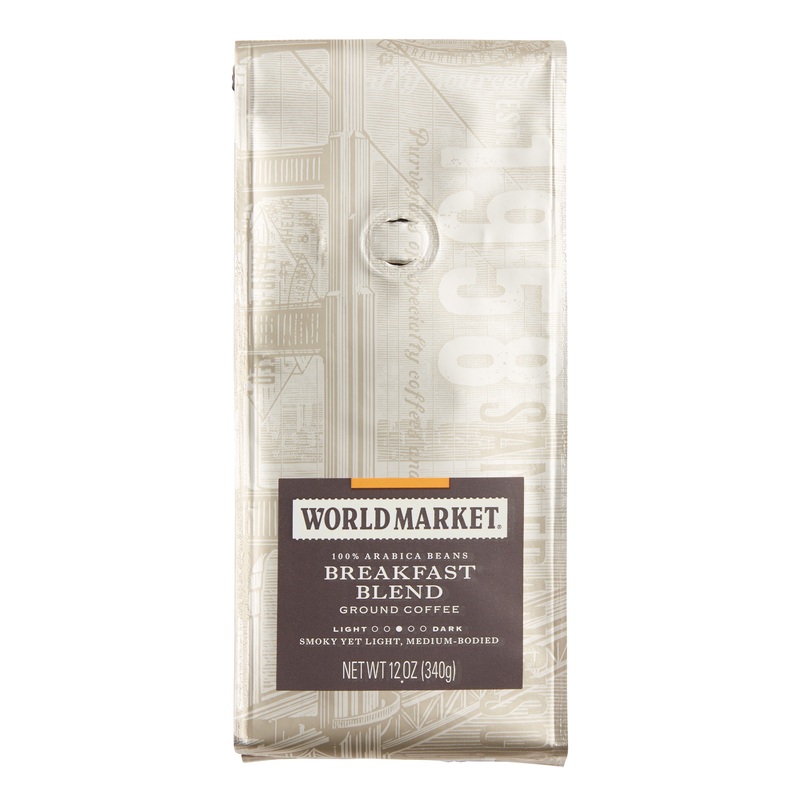 World Market Breakfast Blend Ground Coffee 12 Oz.