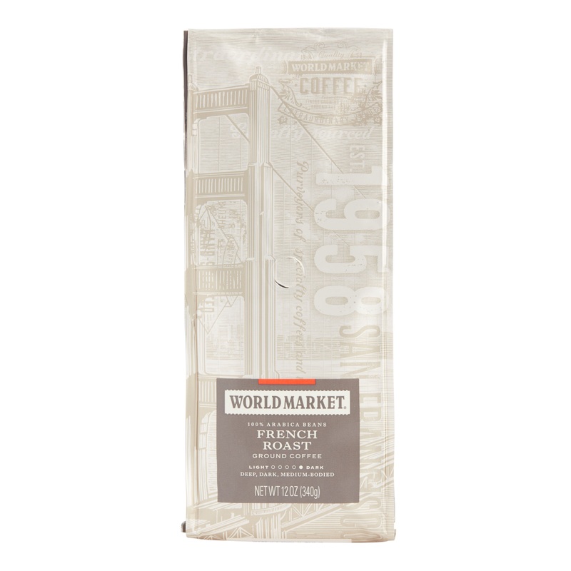 World Market French Roast Ground Coffee 12 Oz.