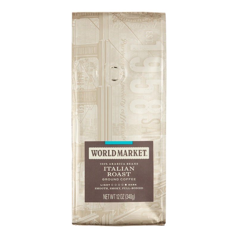 World Market Italian Roast Ground Coffee 12 Oz.