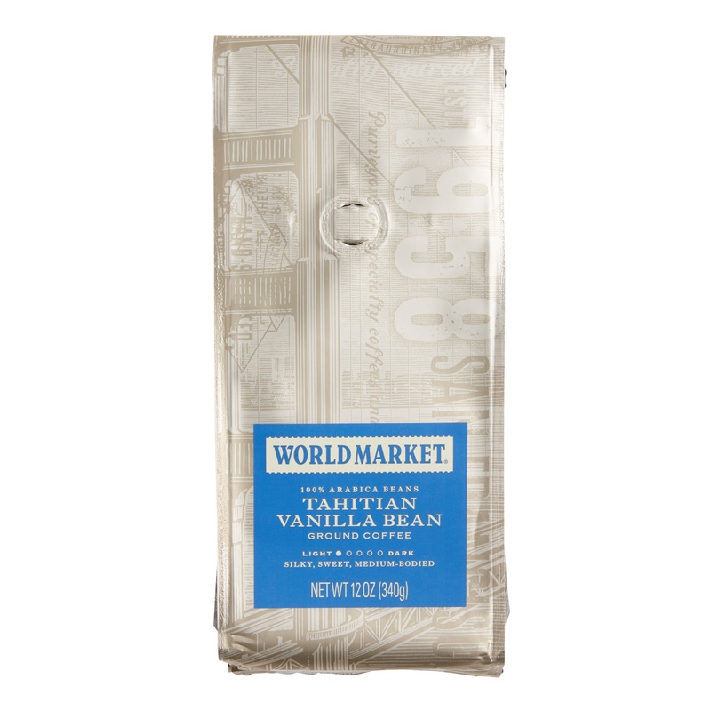 World Market Tahitian Vanilla Bean Ground Coffee 12 Oz.
