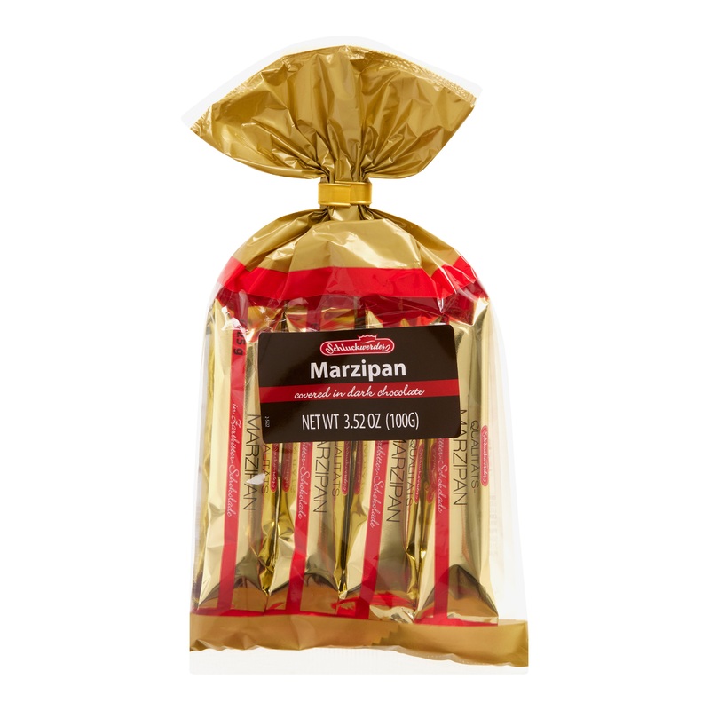 4 Pack Schluckwerder Mini Dark Chocolate Marzipan