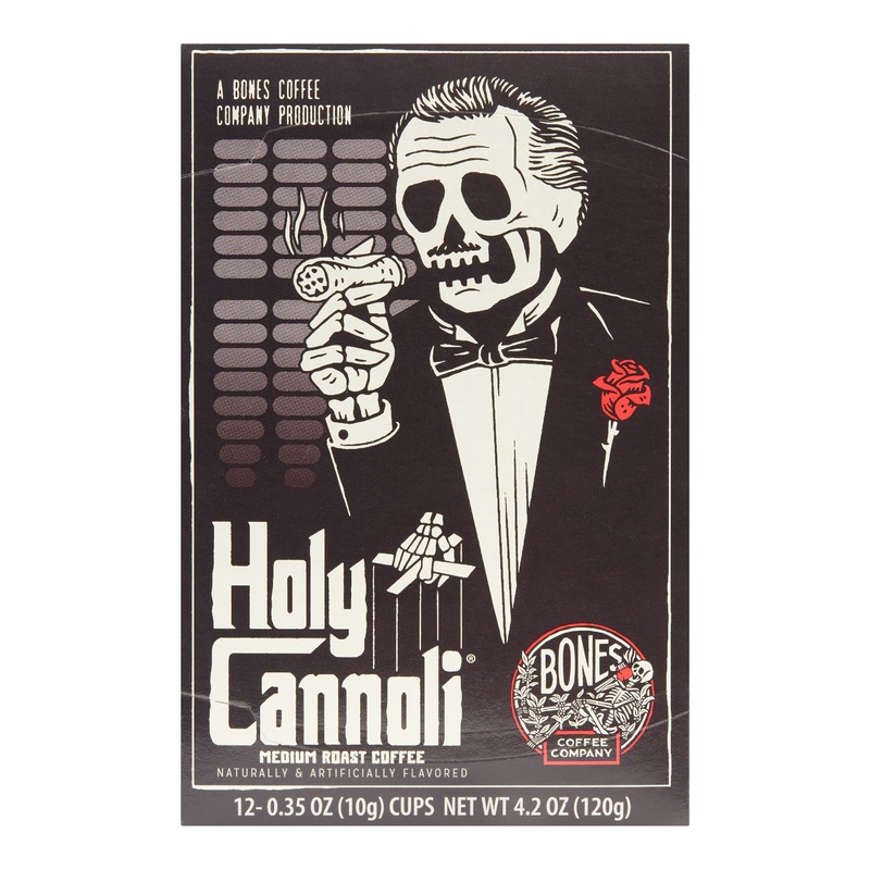 Bones Holy Cannoli K-Cup Coffee Pods 12 Count