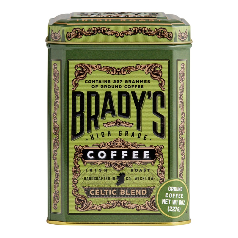 Brady’s Celtic Blend Ground Coffee Tin