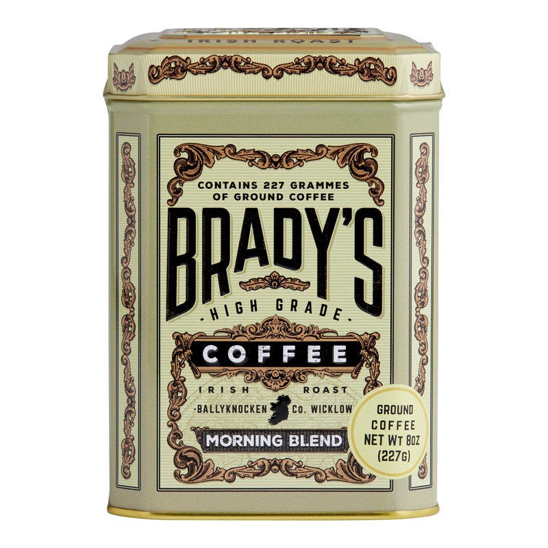 Brady’s Morning Blend Ground Coffee Tin
