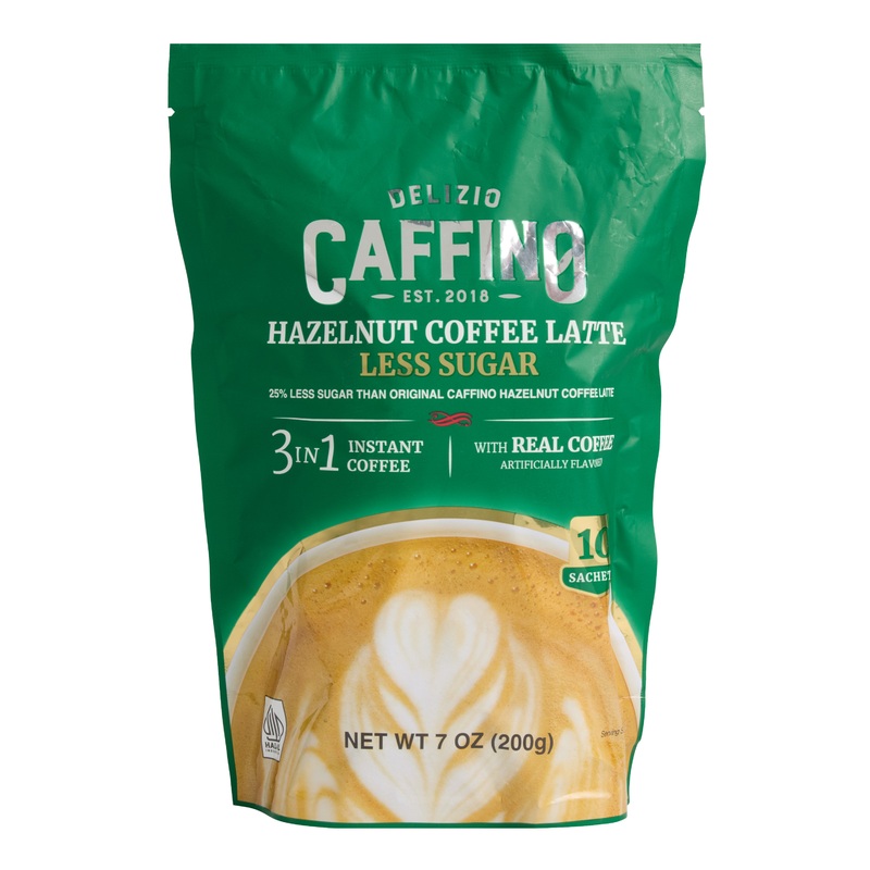 Caffino Kopi Latte Choco Hazelnut Coffee Sachets 10 Count