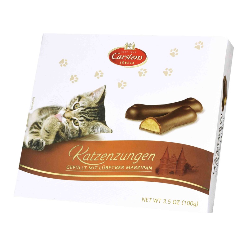 Carstens Katzenzungen Chocolate Marzipan Candy
