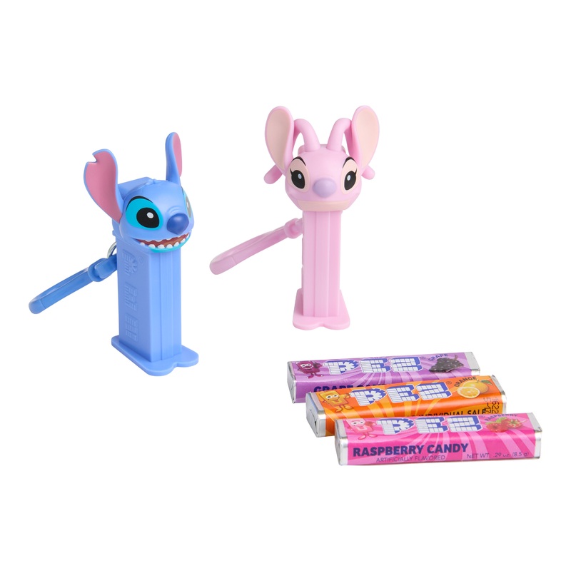 Disney Stitch and Angel Pez Clips 2 Pack