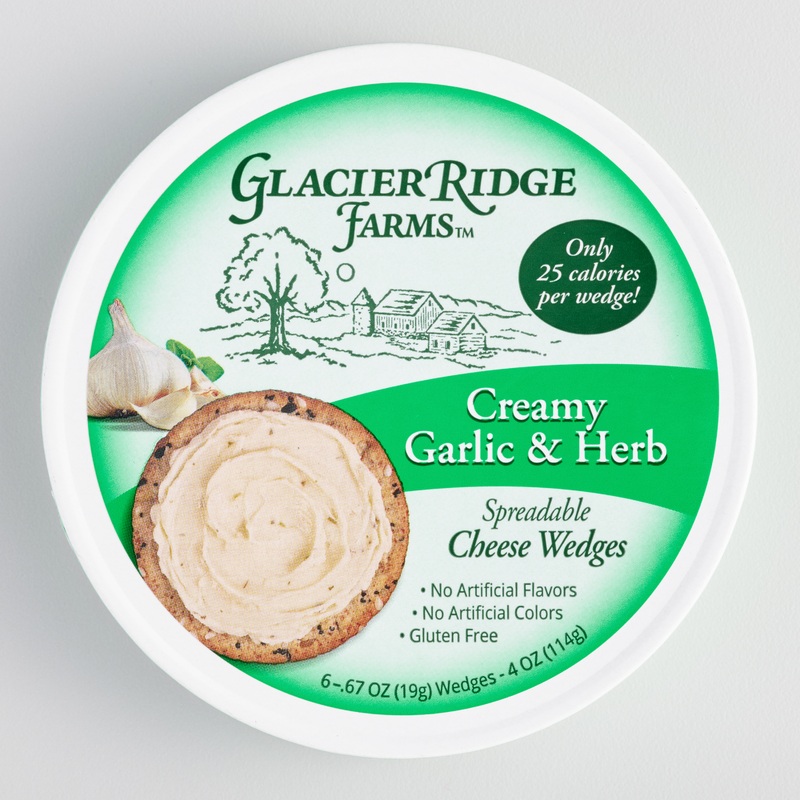 Glacier Ridge Farms Garlic and Herb Cheese Wedges