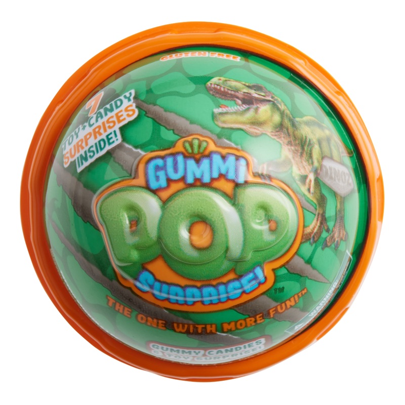 Gummi Pop Surprise Dinoz Candy and Toy Capsule Set of 2