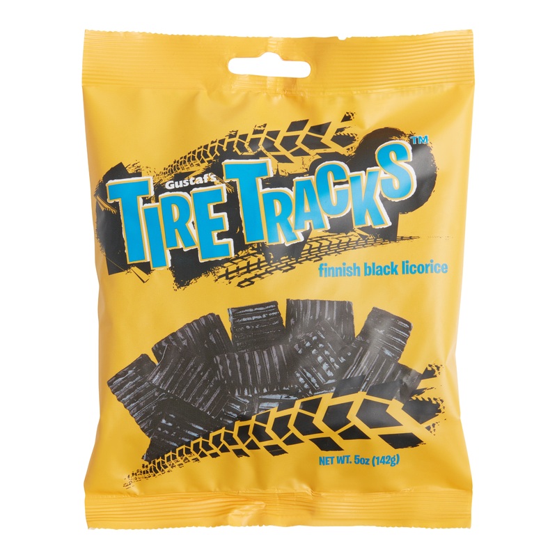 Gustaf’s Tire Tracks Finnish Black Licorice