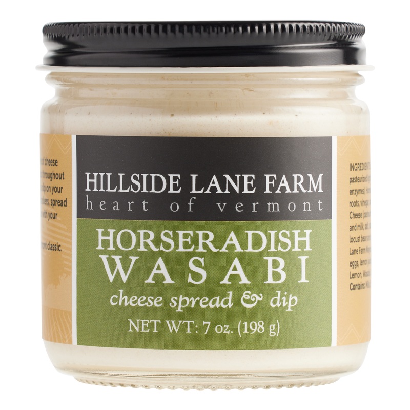 Hillside Lane Farm Horseradish Wasabi Cheese Spread and Dip