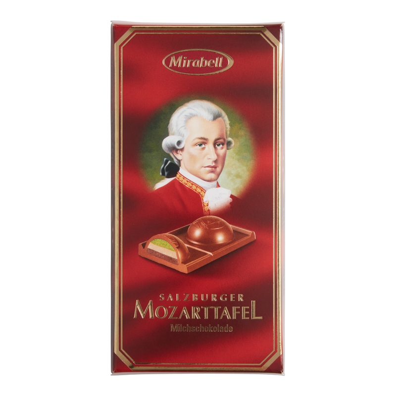 Mirabell Mozart Marzipan Dark Chocolate Bar Set Of 2