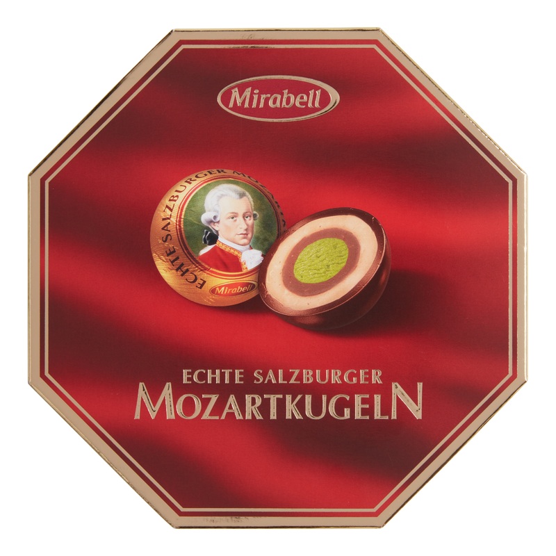 Mirabell Mozart Marzipan Dark Chocolate Gift Box 12 Piece