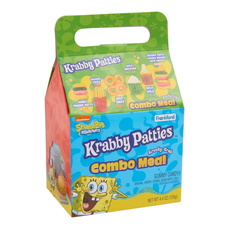 SpongeBob Square Pants Combo Meal Gummy Candy Box